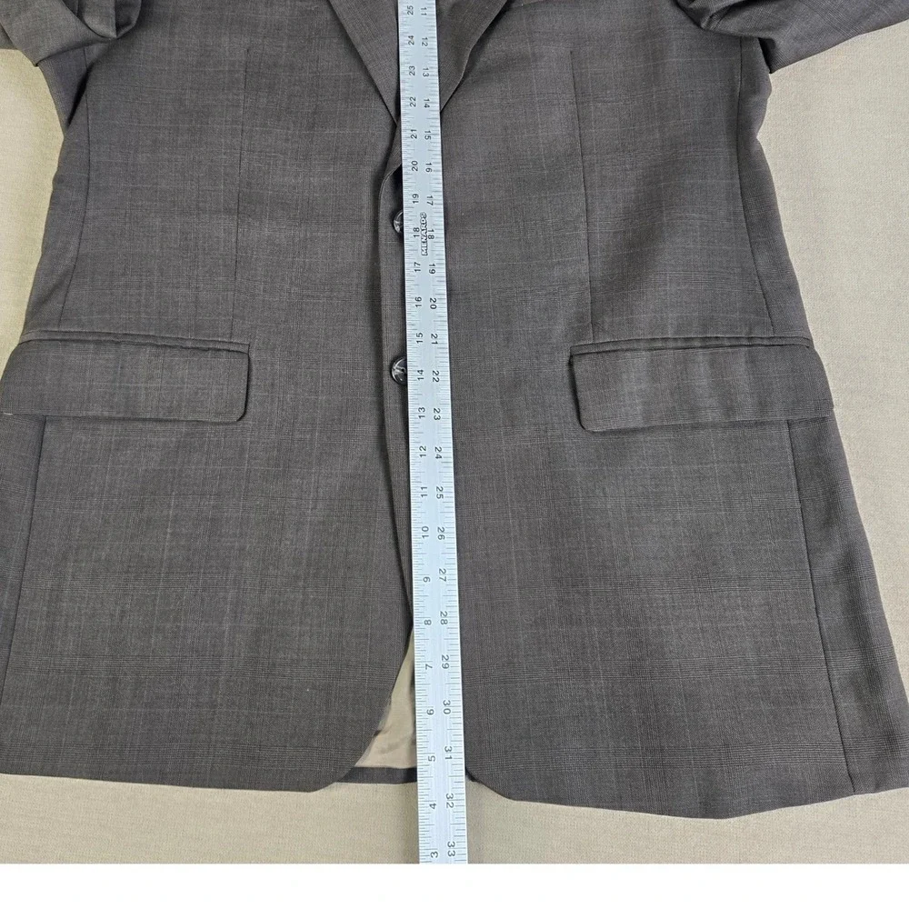 Ralph Lauren Men's Wool Glen Plaid Blazer Jacket Gray Green Blue‎ Size 42R